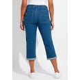 thumbnail image 2 of Catherines Women's Plus Size Petite Relaxed Rolled Knit Jean Capri, 2 of 3