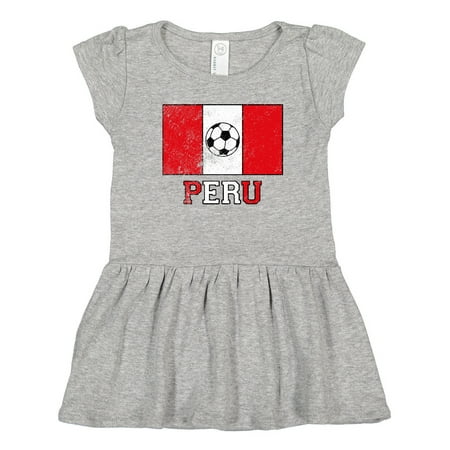 

Inktastic Peruvian Soccer Gift Toddler Girl Dress