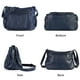 thumbnail image 2 of ELDA Bolsos cruzados para mujer, bolsos de bolsillo, bolsos y bolsos de cuero PU suave, bolso de hombro con múltiples bolsillos, 2 of 5
