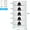 White, variant on 5-Tier Tall Bookshelf with LED Lighting - 529lb Capacity, Anti-Tip Kit & Adjustable Feet, for Living Room/Home Office/Library