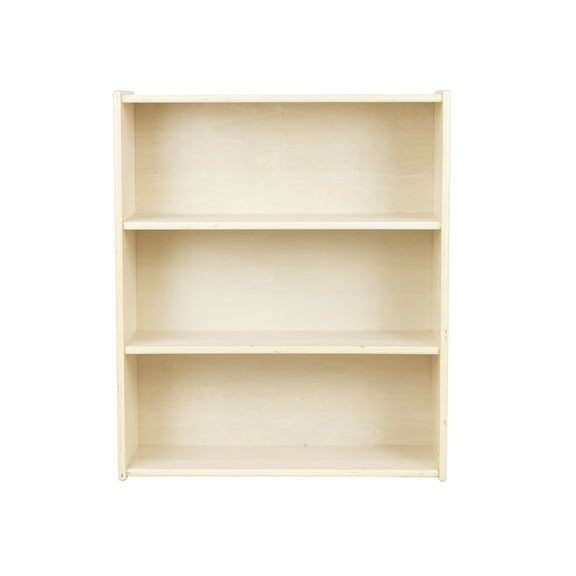 RRI Goods 36" Bookcase with Two Adjustable Shelves, Montessori Bookshelf and Storage Unit in Birch Plywood