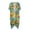 Butterfly and Sunflower Pattern, variant on HELLHERO Polyester Long Kimono Swimsuit Cover Up for Beach Quick Dry Casual Palm Leaves