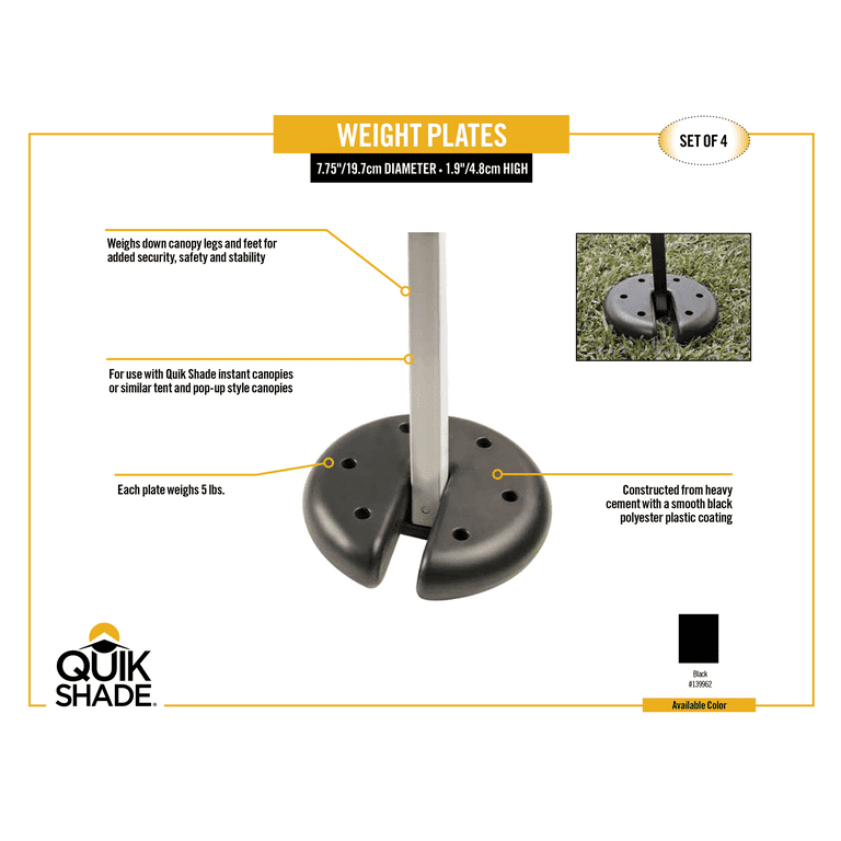 Tent top weights walmart