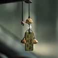 thumbnail image 2 of Wood Car Pendant Rearview Mirror Hanging Decoration No Matter Design Lucky Charm Ornament for Vehicle Interior Display, 2 of 6