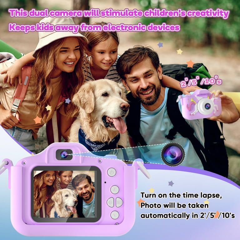 Seckton Upgrade - Cámara selfie para niños, regalo de cumpleaños de Navidad  para niñas de 3 a