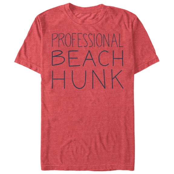 Men's Steven Universe Professional Beach Hunk  Graphic Tee Red Heather Large