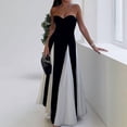 thumbnail image 3 of 2026 New Fashionable and Elegant Color-Blocked Loose Skirt Dress with a Full Swing and Slim Waist, 3 of 5