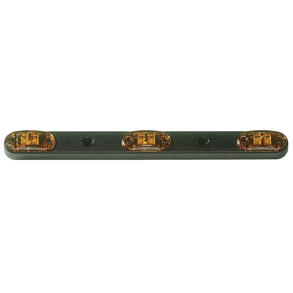Innovative Lighting 220-1500-7 LED Tri-Bar Identification Light 15" - Amber/Clear Lens