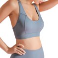 thumbnail image 1 of Women Sports Bra Wireless Hollow Out Mesh Racer Back Crop, 1 of 8