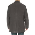 thumbnail image 4 of Mens Charcoal Gray Coat Luciano Natazzi Double Breasted, 4 of 5