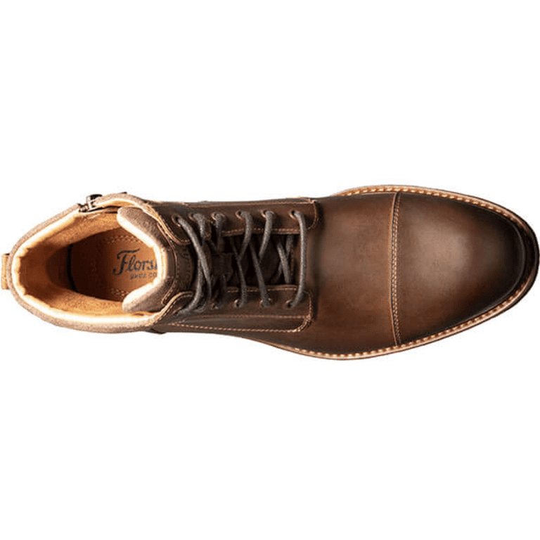 Mens Florsheim Lodge Cap Toe Lace Up Boot Brown CH Leather  display picture 1