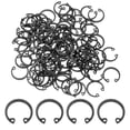 thumbnail image 1 of 100 Pack 45/64"(18mm) Retaining Ring Circlip, Snap Rings C-Clips, Black, 1 of 6