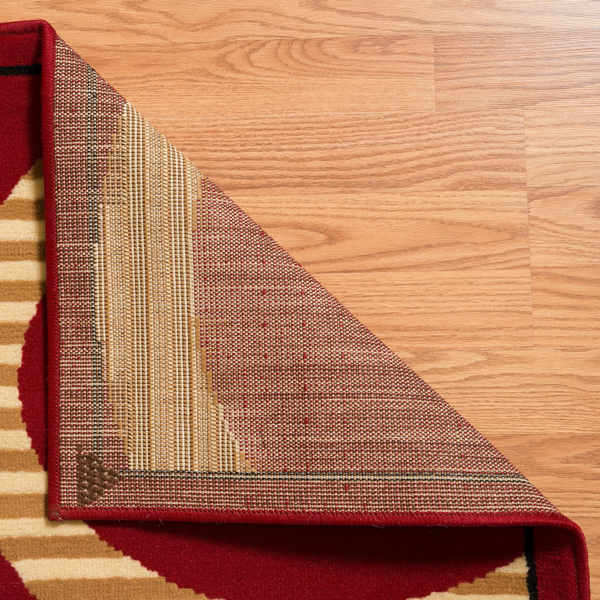 United Weavers Plaza Francoise Runner Rug, Geometric Pattern, Red, 2'3 X 7'2"