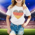 thumbnail image 2 of TZEWGL Soprt Prints Short Sleeve Round Neck Tops For Newborn Clothing For Toddlers size 10-11T, 2 of 5