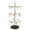 Black, variant on Lavish Home 3-Tier Cocktail Tree Stand - Champagne Tower Holds 18 Stemware Glasses (Gold) - local mount