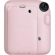 FUJIFILM INSTAX MINI 12 Instant Film Camera Bundle – Blossom Pink with 40 Sheets Instax Mini Film, Camera Case & Microfiber Cleaning Cloth