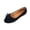 Black, variant on Black Womens Fashion Casual Versatile Plus Size Solid Color Bow Peep Toe Flat Sandals Shoes Size 36 Eu 36 Uk 35 Us 5.5 Foot Length 23Cm 9.06In
