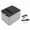 Black - UK Plug, variant on Riousery 80mm POS Thermal Receipt Printer with Automatic Cutter Bill Printer for Restaurant Kitchen 100-240V, UK Plug