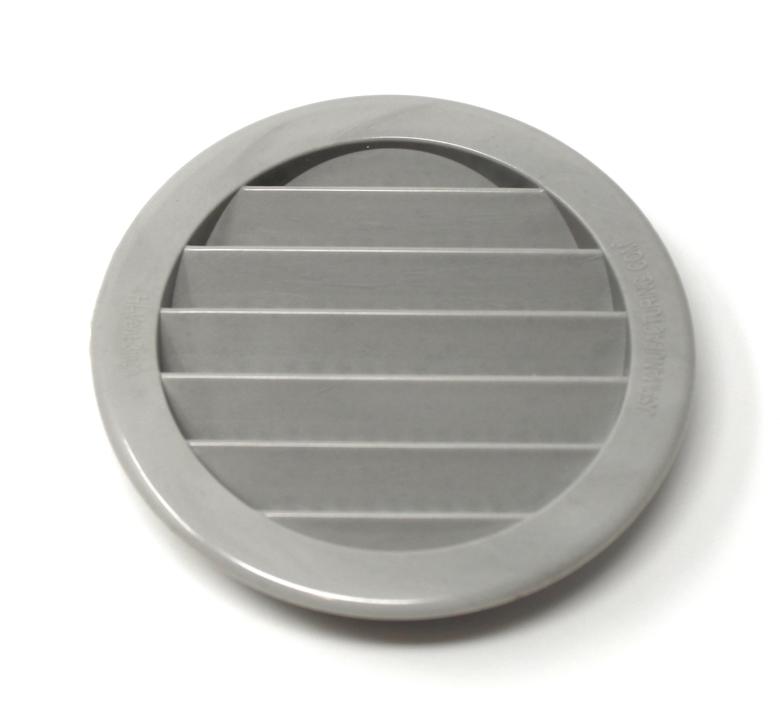 16 Pack 3" Grey Round Plastic Louver Soffit Air Vent