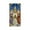 B, variant on A Durable Polyester Christmas Door Cover Flag With Religious Themes Featuring Savior And Mary For Outdoor Holiday Decorations And Party Celebrations 180X90Cm Tear-Resistant And Wrinkle-Res