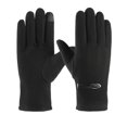 thumbnail image 2 of Black Gloves Mittens Winter Men's Rabbit Fleece Plus Fleece Thickened Outdoor Riding Wind and Cold Three Line Screen Gloves, 2 of 2