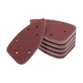 thumbnail image 1 of Papel de lija para mouse Unique Bargains, almohadillas de sander con gancho y lazo de 5.51 pulgadas x 3.86 pulgadas, rojas, 50 piezas, P60, respaldadas con terciopelo, 1 of 1