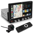 thumbnail image 1 of Pyle 7" Single DIN Touchscreen Car Stereo | Wireless Apple CarPlay, Android Auto, Bluetooth, USB/USB-C Fast Charge, AM/FM Radio | Includes Remote & B, 1 of 7
