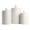 Hampton White, variant on Embossed Ceramic Kitchen Canister Set, Set of 3