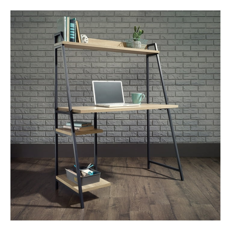 Sauder 424933 North Avenue Desk With Hutch Charter Oak Finish