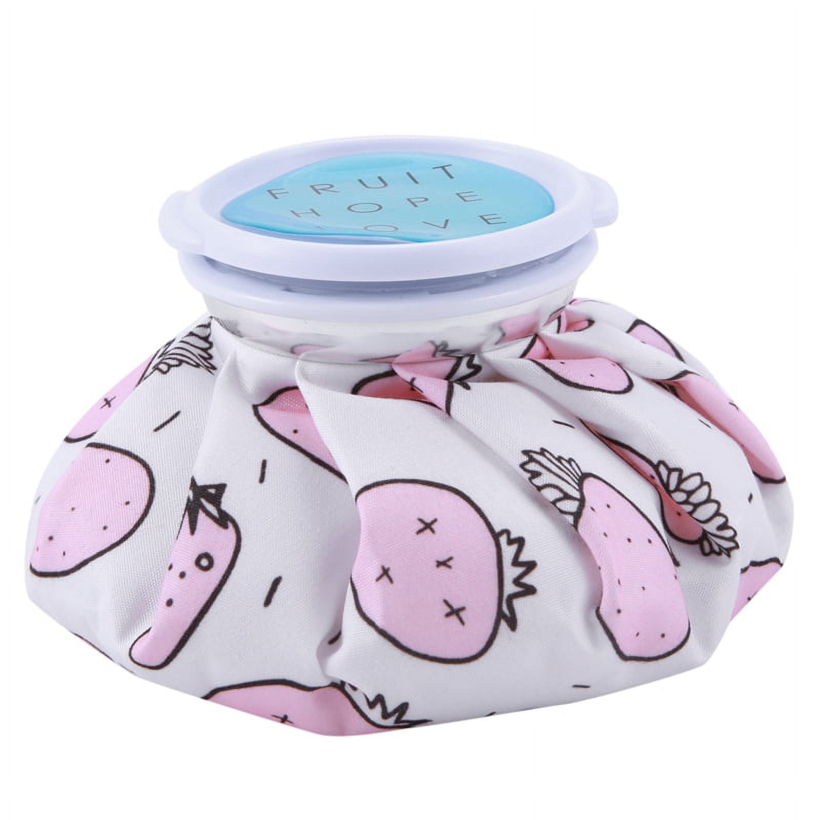 Cute cartoon summer ice water cooler hot and cold multipurpose physiotherapy bag sports hot and cold pack cartoon cooling bag (style random)