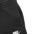 thumbnail image 3 of Kids Boy's Club Fleece Rib Cuff Pants (Little Kids) 5 Black, 3 of 5