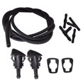 thumbnail image 1 of For Jeep Compass Patriot Grand Cherokee Car Windshield Washer Wiper Water Spray Nozzle Jet With Hose And Connector Kit, 1 of 5