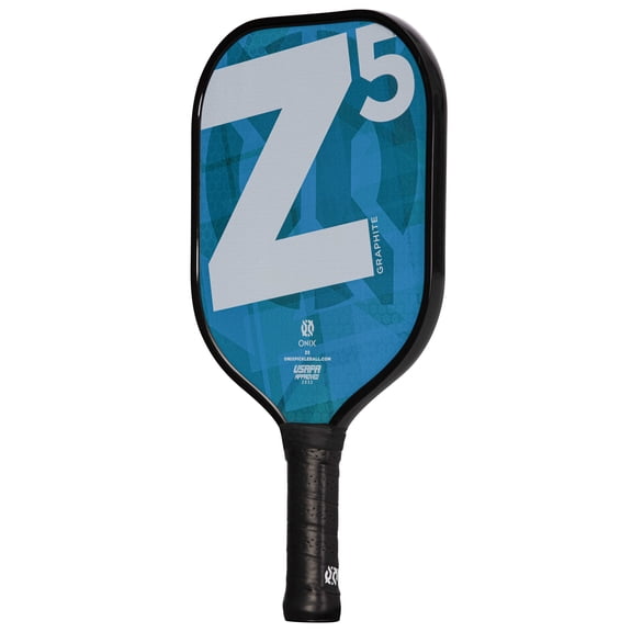 ONIX Graphite Z5 Graphite Carbon Fiber Pickleball Paddle with Cushion Comfort Grip,Blue
