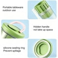 thumbnail image 4 of EGNMCR Kitchen Gadgets, Kitchen Accessories, Kitchen Utensils, Kitchen Tool Round Plastic Salad Cup Portable Breakfast Cup Heatable Outdoor Fruit Cup Microwave Portable Fruit Cup Pl astic Salad Cup, 4 of 6