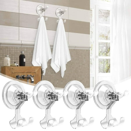 

Jannly Hooks for Hanging Household Bathroom Sucker Hook Strong Seamless Sucker Hook