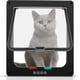 thumbnail image 1 of Puerta magnética para gatos de 4 vías, puerta para mascotas para gatos y perros pequeños, puerta para gatos con túnel (XL 27,7*25*5,5 cm, negra), 1 of 5