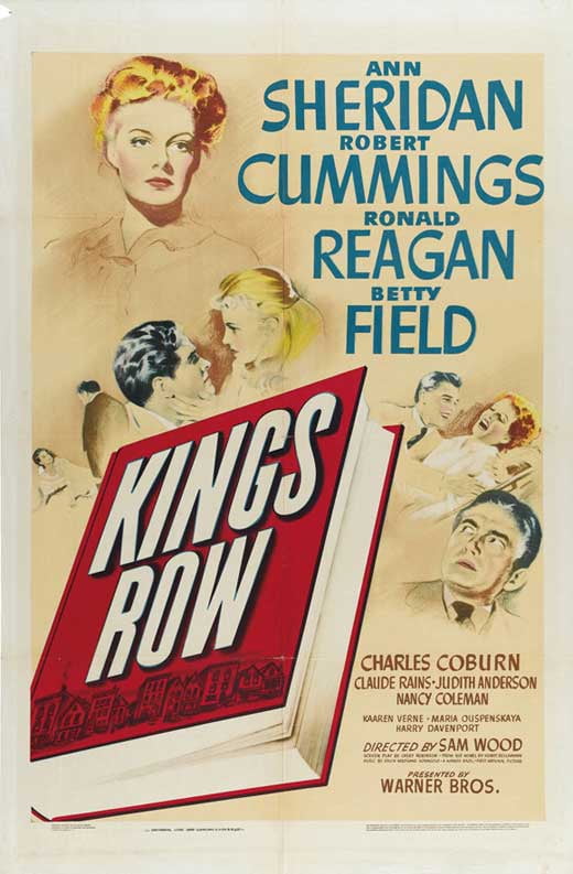 Kings Row movie POSTER (Style A) (11" x 17") (1942)