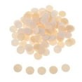 thumbnail image 1 of 100 piezas botones de plástico Hugo trompeta reparación instrumentos color Beige, 1 of 7