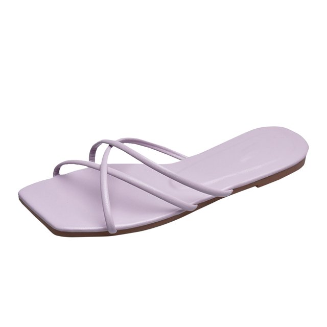 DAFEI Sandales pour Femmes Sandales d'Été Pantoufles d'Intérieur à la Maison Pantoufles Simples pour Dames Chaussures Décontractées Sandales pour Femmes