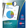 Avery Heavyweight Diamond Clear Sheet Protectors, 8.5" x 11", Acid-Free, Archival Safe, Easy Load, 200ct (74400) - New