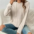 thumbnail image 6 of kamemir Comfort Hoodies for Anxiety Womens Tops,Sweatshirts for Women Crewneck Long Sleeve Pullover Shirts Side Split Tunic Tops Fall 2025 Trendy(Beige,L), 6 of 6