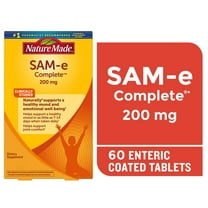Nature Made SAM-e 200 mg Complete Tablets, Dietary Supplement for Mood Support, 60 Count