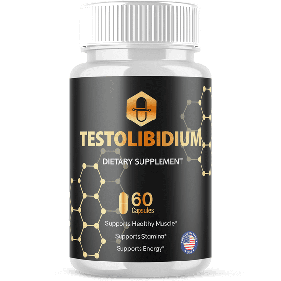 Testolibidium Advanced Formula Pills All Natural Vitamin Supplement 60 Capsules