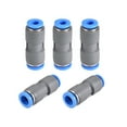 thumbnail image 5 of Straight Push Connectors 8mm to 6mm Quick Release Pneumatic Connector Plastic Union Tube Fitting Grey 5Pcs, 5 of 5