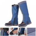thumbnail image 3 of Prettyui 1 Pair Warm Boot Shoes Snow Skiing Hiking Waterproof Climbing Legging Gaiters Leg Protection Cover Outdoor Sport Safety, 3 of 7