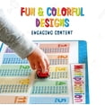 thumbnail image 3 of Sets de 5 Sets de Table Éducatifs Shiqi pour Enfants - Inclut : Fractions, Multiplication, Division, Soustraction, Addition - Antidérapants et Lavables, 3 of 4