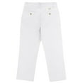 thumbnail image 2 of Buyless Fashion Pantalon Garçon devant Plat Coton Doux Décontracté Coupe Régulière Droit, 2 of 7