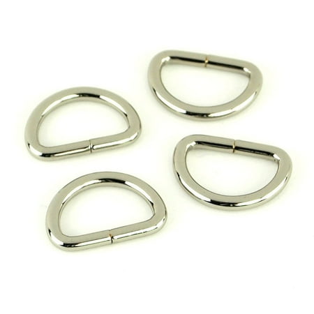 

2Pc Sallie Tomato 3/4 D-Rings - Set of Four Nickel
