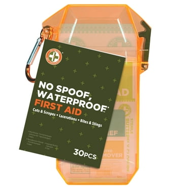 Be Smart Get Prepared Outdoor First Aid - No Spoof, Waterproof, 30 Pcs