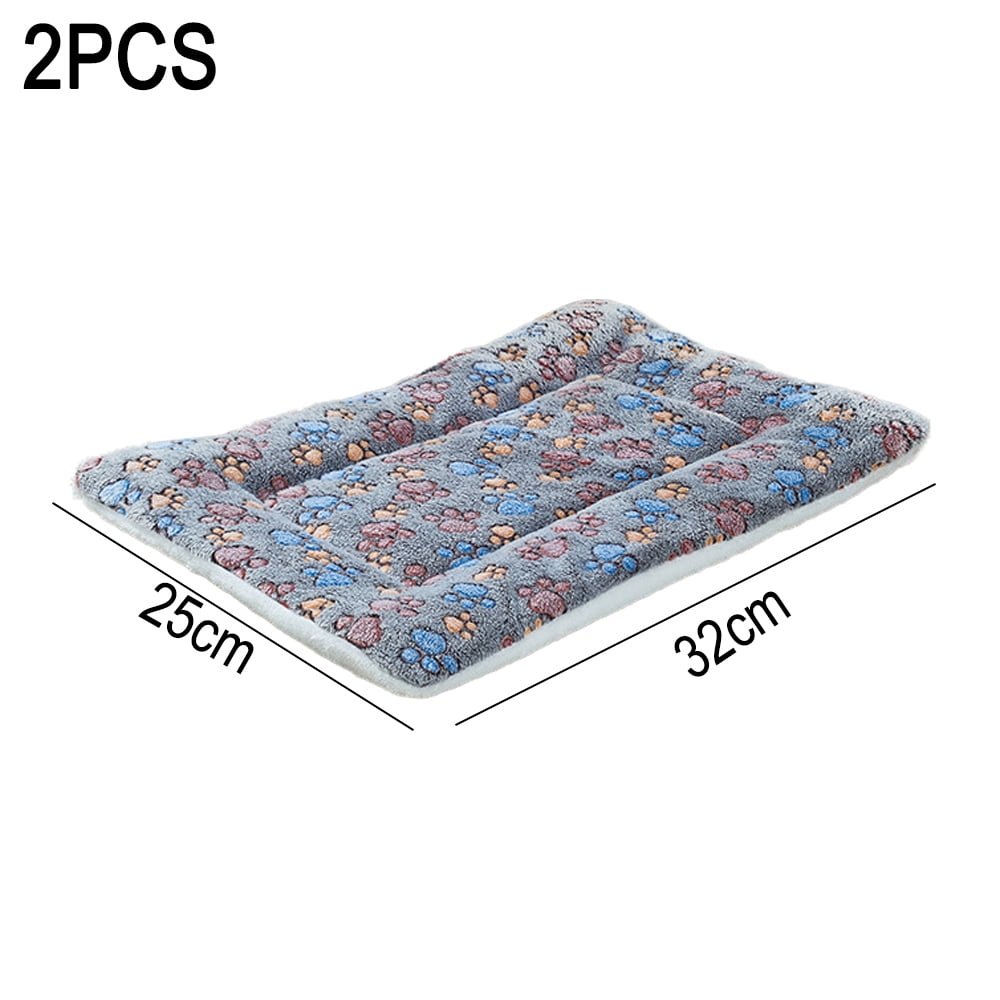Dog Beds Crate Pad for Dogs Fit ,Ultra Soft Dog Crate Bed Washable & Anti-Slip Kennel Pad for Dogs Cozy Sleeping Mat with paw print，32*25cm,，32*25cm,F75823